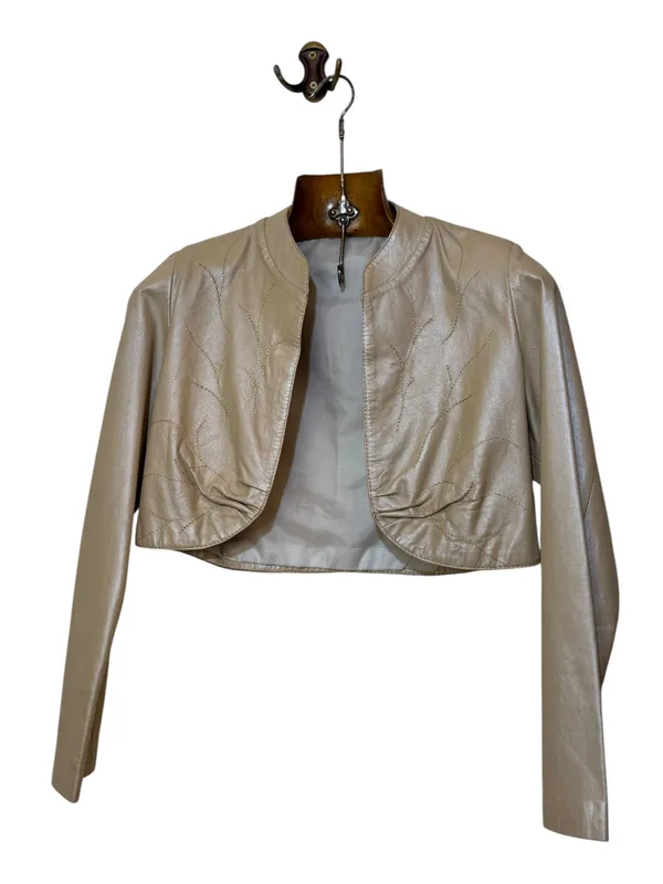 Torerita cuero beige oro