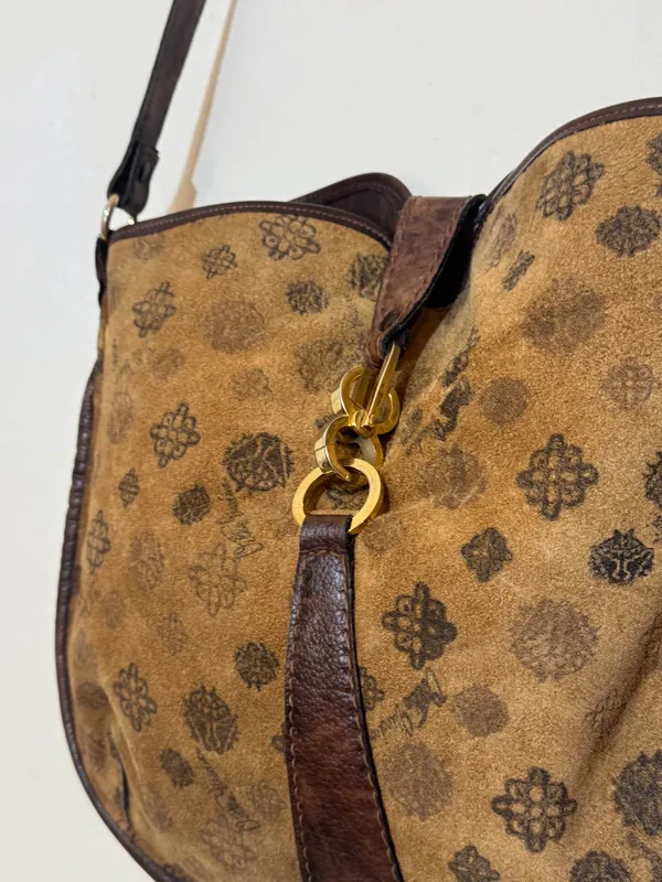 Cartera de cuero marron vintage