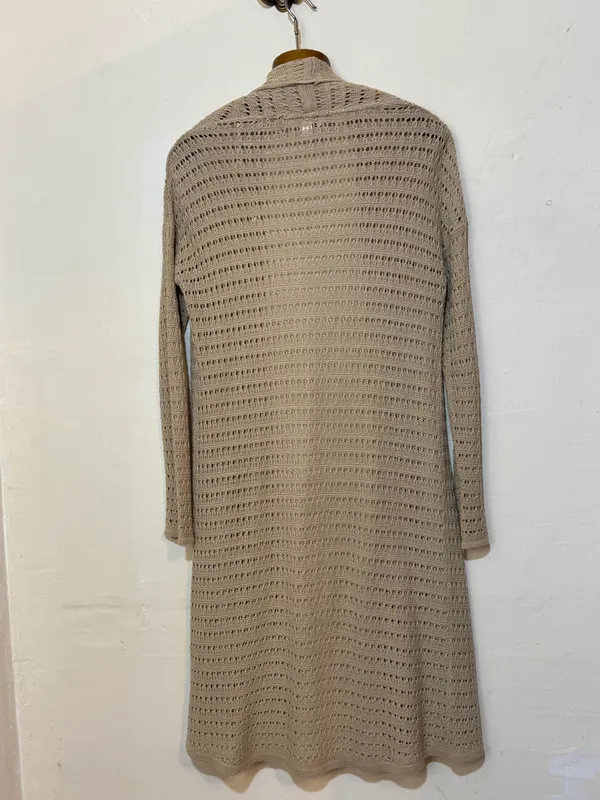 Sacón calado beige