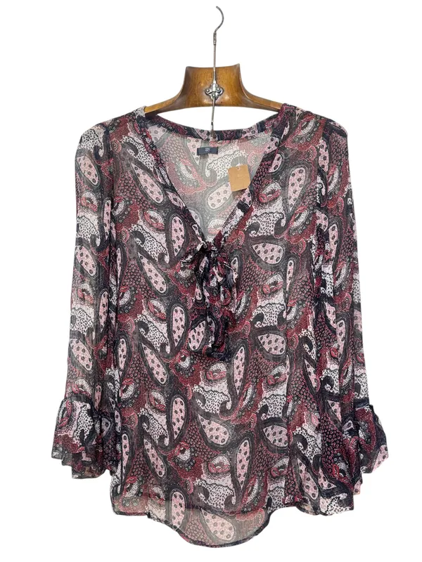 Blusa estampada bambula
