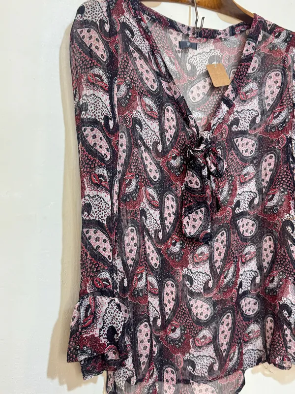 Blusa estampada bambula