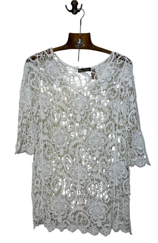 Vestido encaje playero