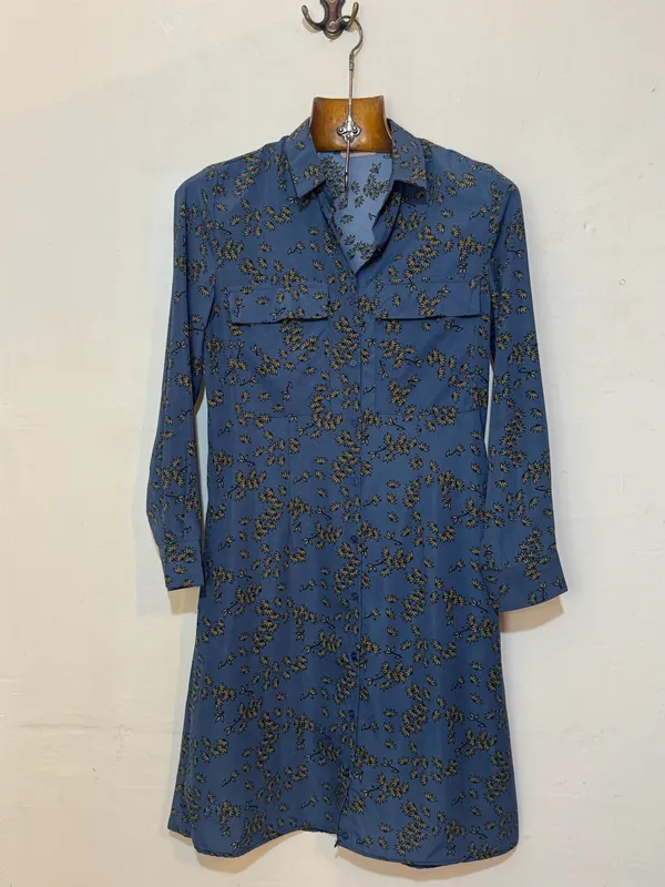 Vestido camisero estampado