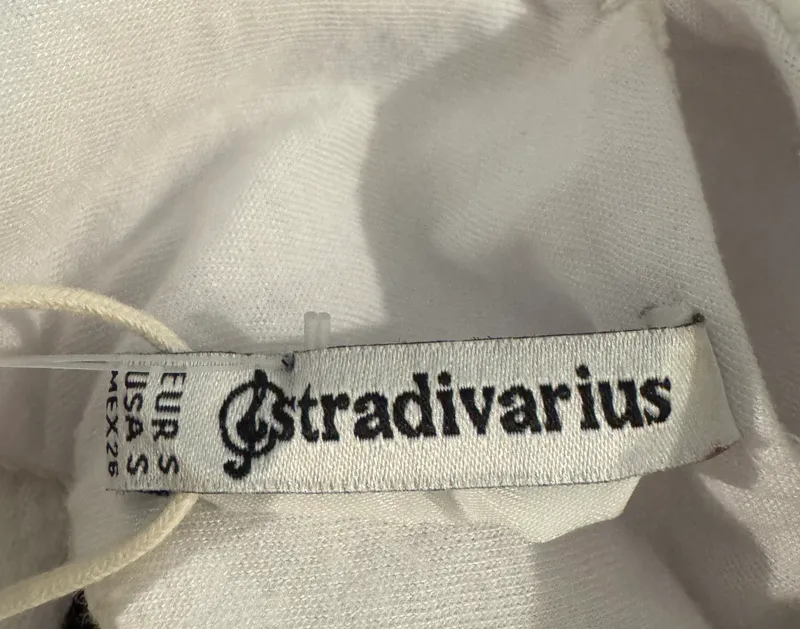 Top blanco lazo espalda