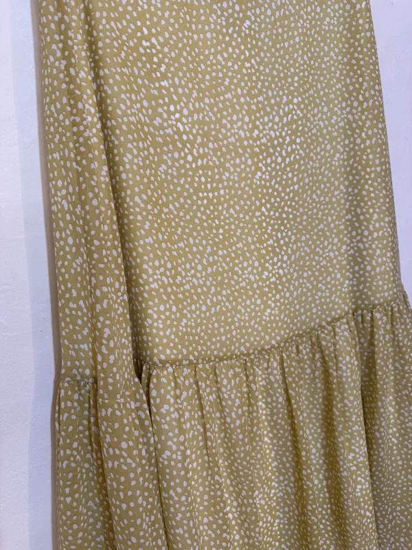 Pollera amarilla gasa