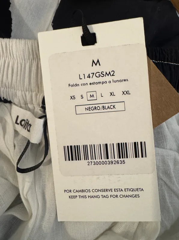 Falda lunares