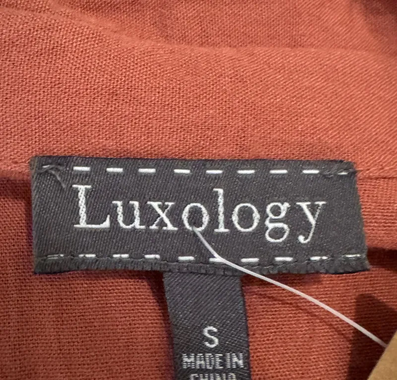 Vestido color ladrillo