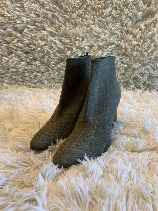 Botin tela verde musgo