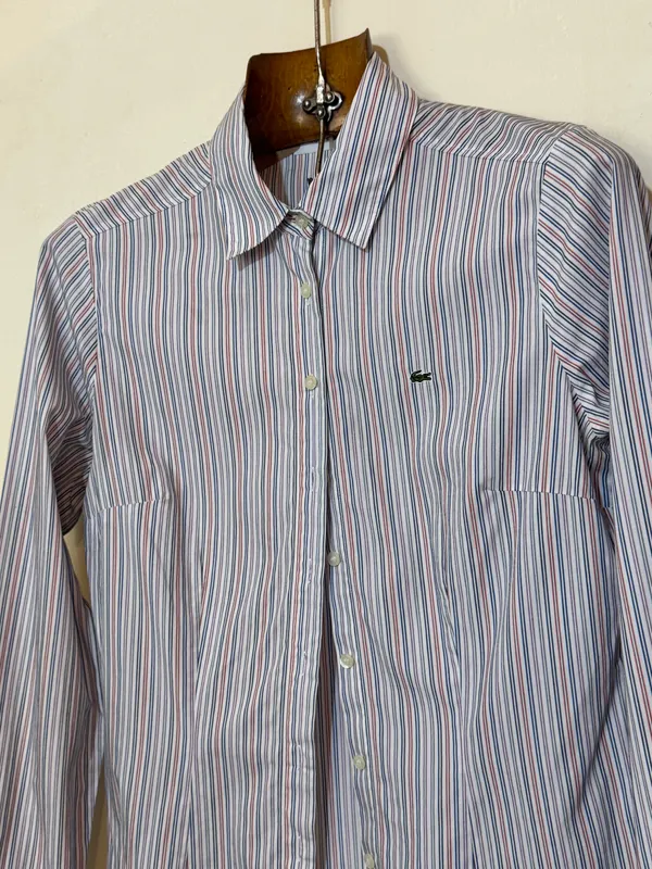 Camisa rayada base blanca