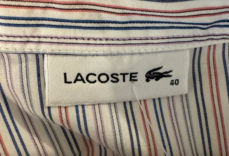 Camisa rayada base blanca