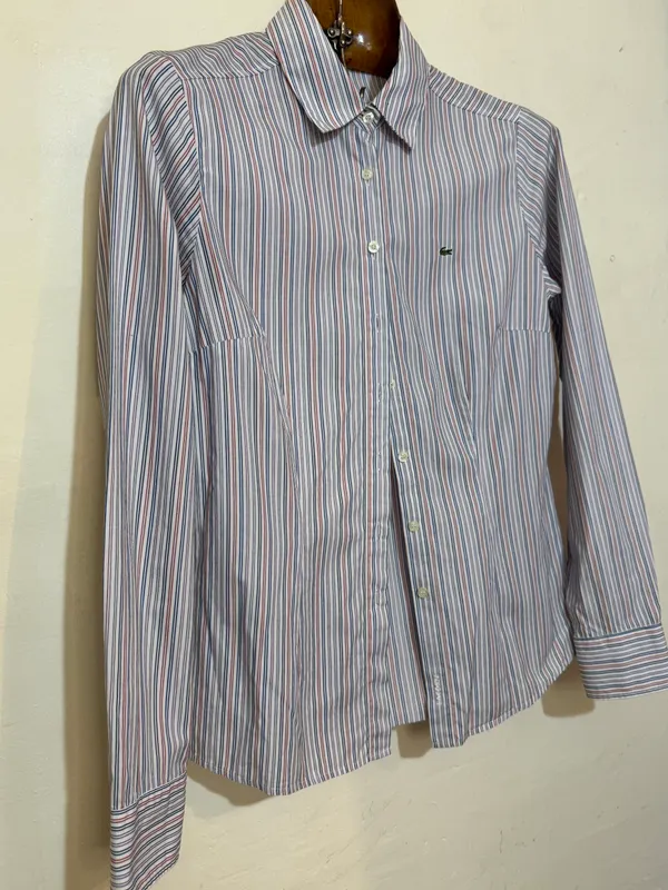 Camisa rayada base blanca