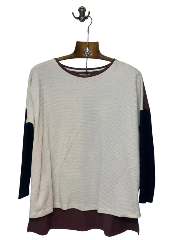 Remera ancha manga larga