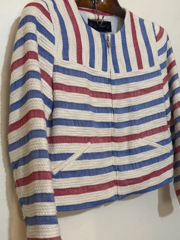 Chaquetita rustica a rayas