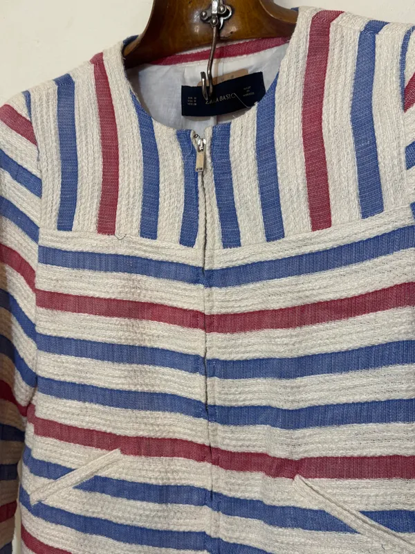 Chaquetita rustica a rayas