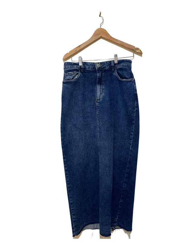 Pollera larga de jean
