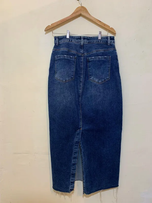 Pollera larga de jean