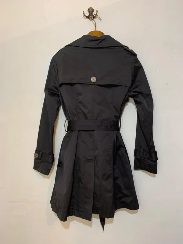 Gabardina marrón chocolate