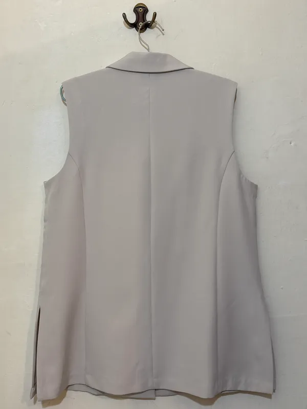 Chaleco sastrero beige