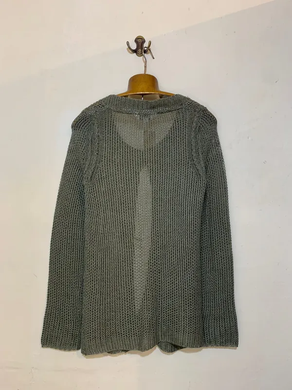 Saco calado verde musgo LOLITA