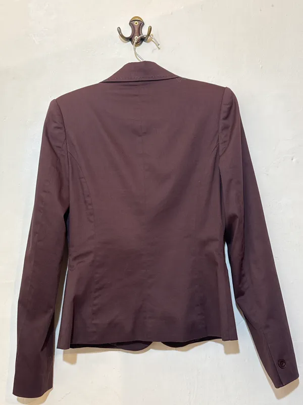 Blazer color chocolate