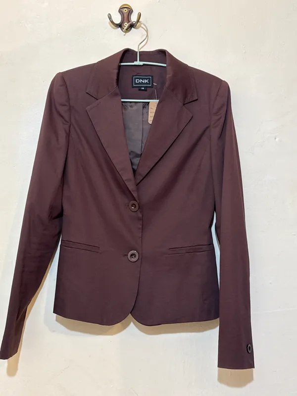 Blazer color chocolate