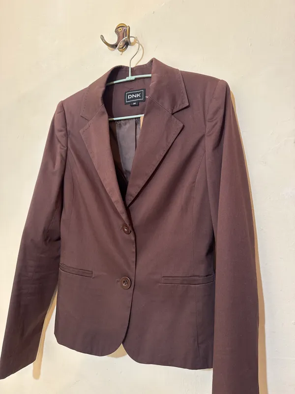 Blazer color chocolate