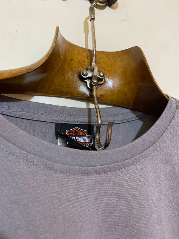 Remera gris con estampa