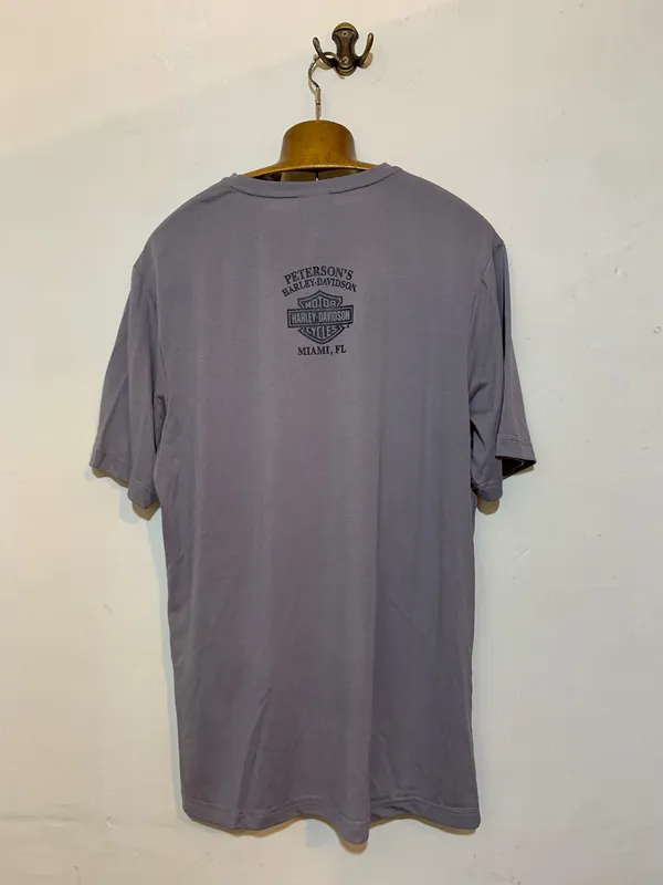 Remera gris con estampa