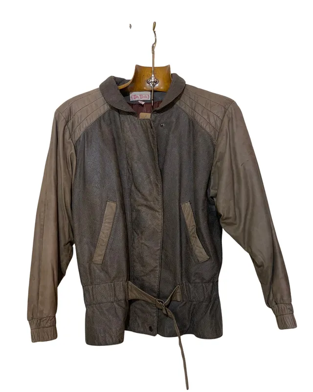 Campera de cuero vintage