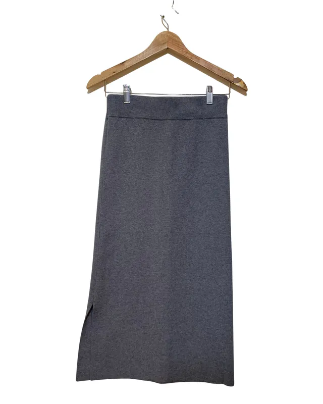 Pollera algodón gris PORTO BONUS
