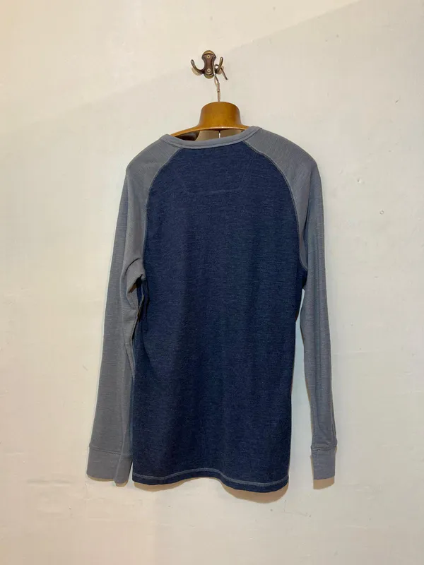 Bucito algodon azul y gris