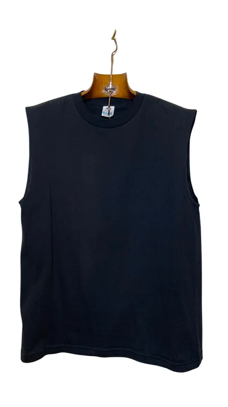 Remera sin mangas negra