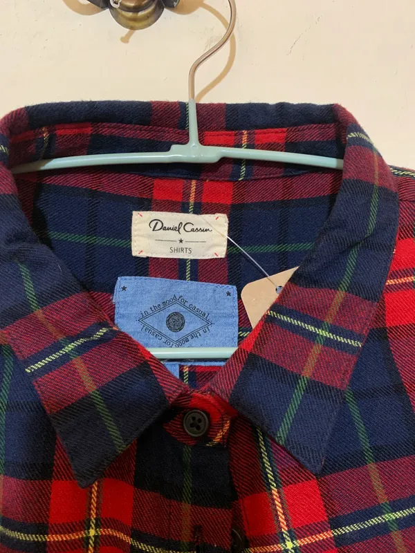 Camisola franela rojos