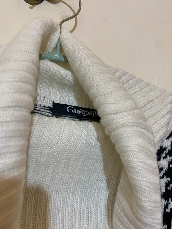 Vestido tejido pied e pule