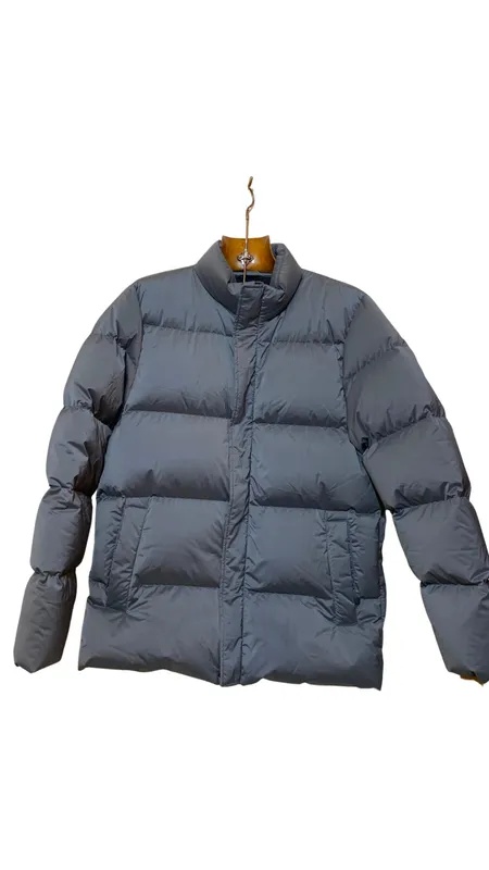 Campera puffer gris