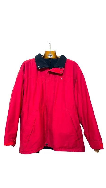 Campera roja reversible