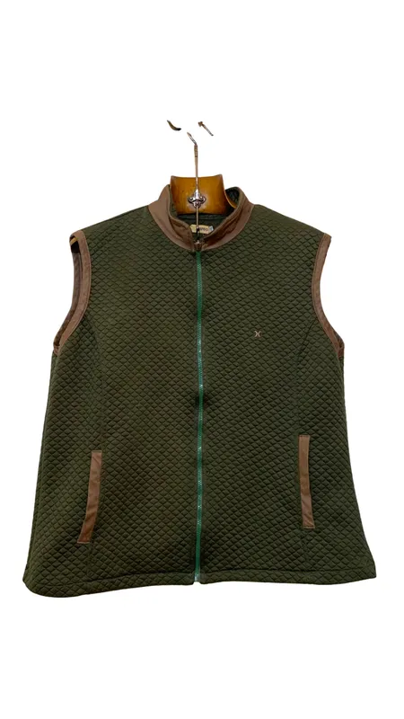 Chaleco capitoneado verde militar