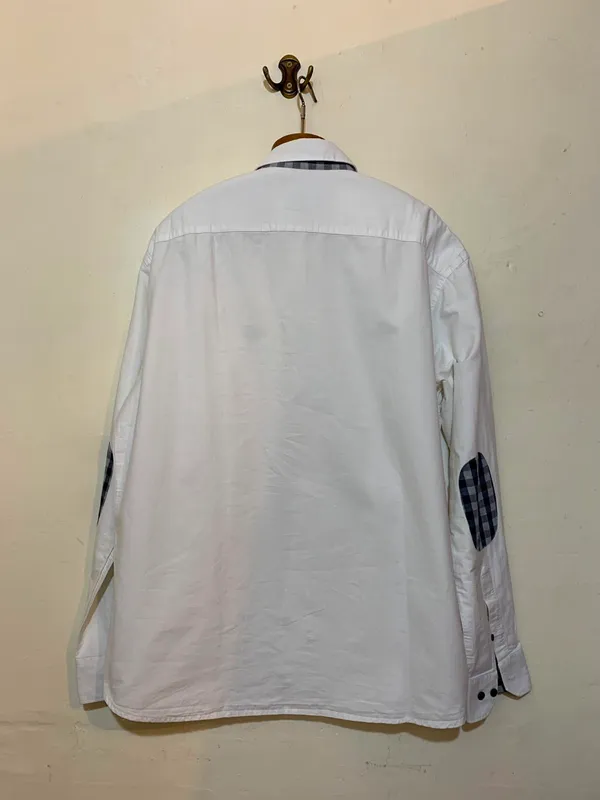 Camisa blanca manga larga
