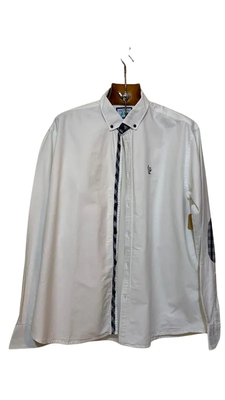 Camisa blanca manga larga