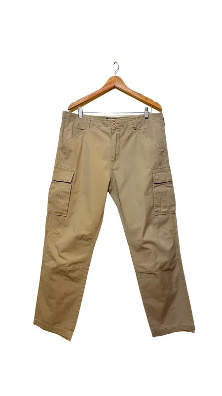 Pantalon cargo beige