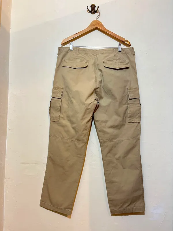 Pantalon cargo beige