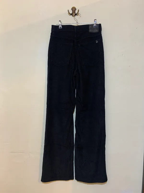 Pantalon de pana negro