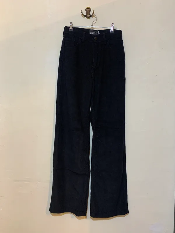 Pantalon de pana negro