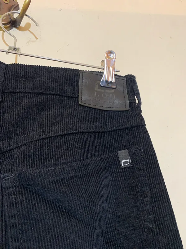 Pantalon de pana negro