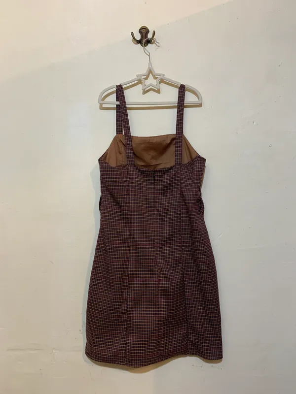 Vestido tela a cuadros