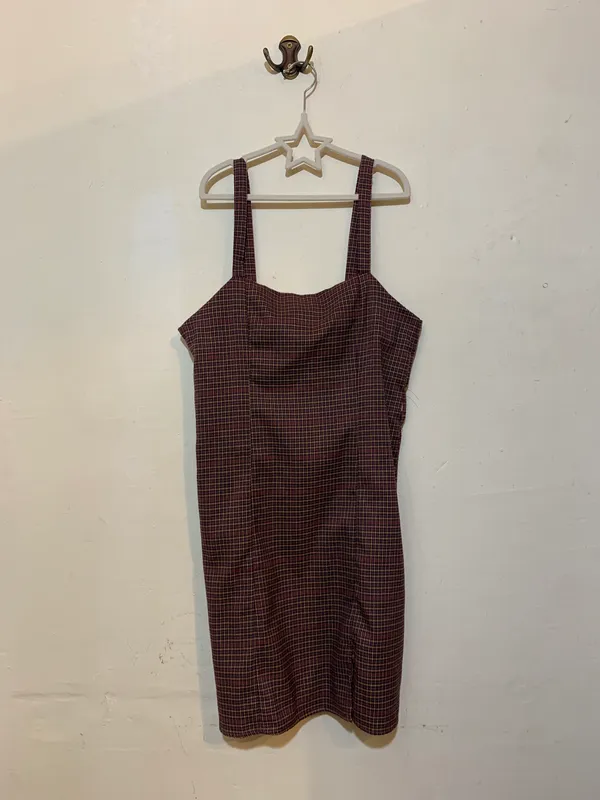 Vestido tela a cuadros