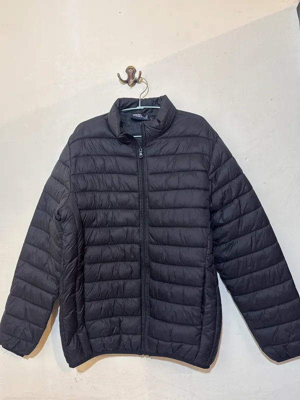 Campera abrigo negra