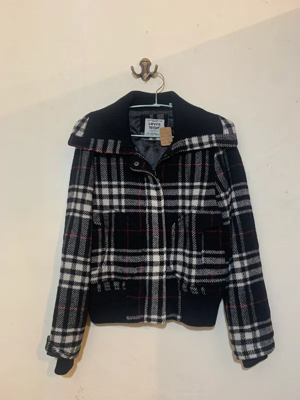 Campera paño byn