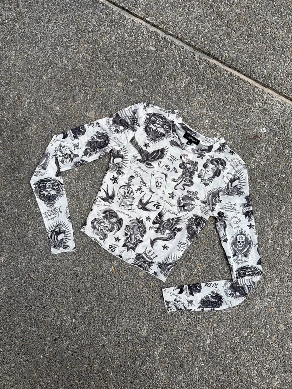 MESH TOP ED HARDY
