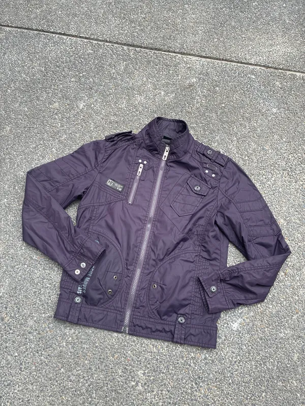 CHAQUETA PILOTO VIOLETA